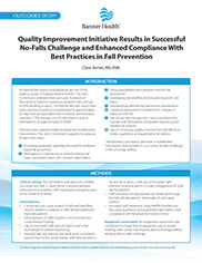 Quality Improvement Initiative Results in Successful No-Falls Challenge and Enhanced Compliance with Best Practices in Fall Prevention